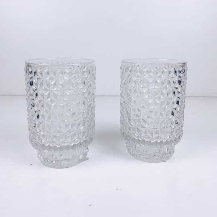 Ваза скло рельєф VA-207