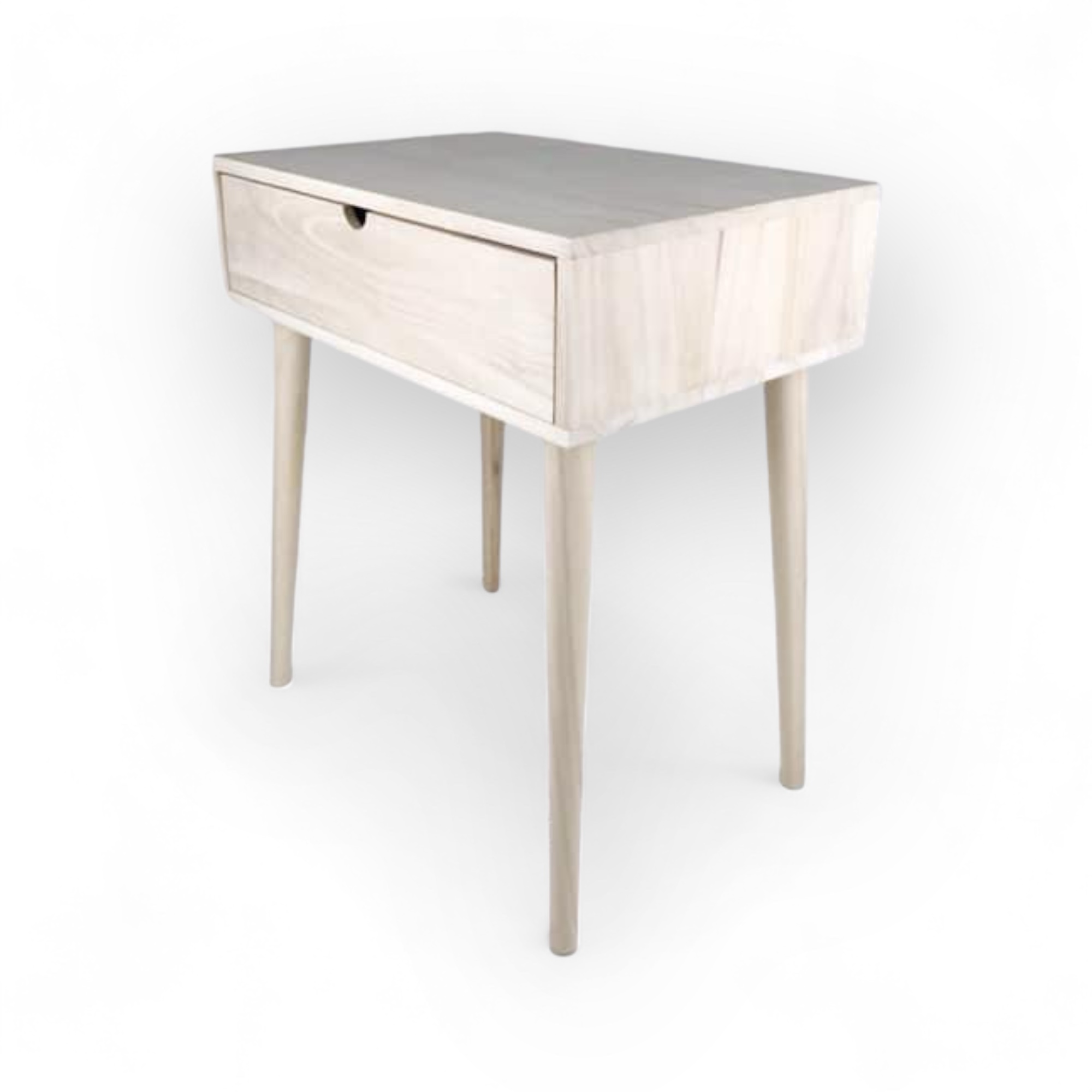 Тумба на ніжках з шухлядкою  світле дерево CB-029