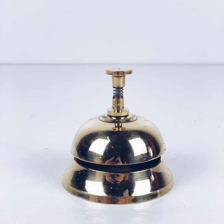 Дзвінок виклику портьє/офіціанта золото глянець DE-280