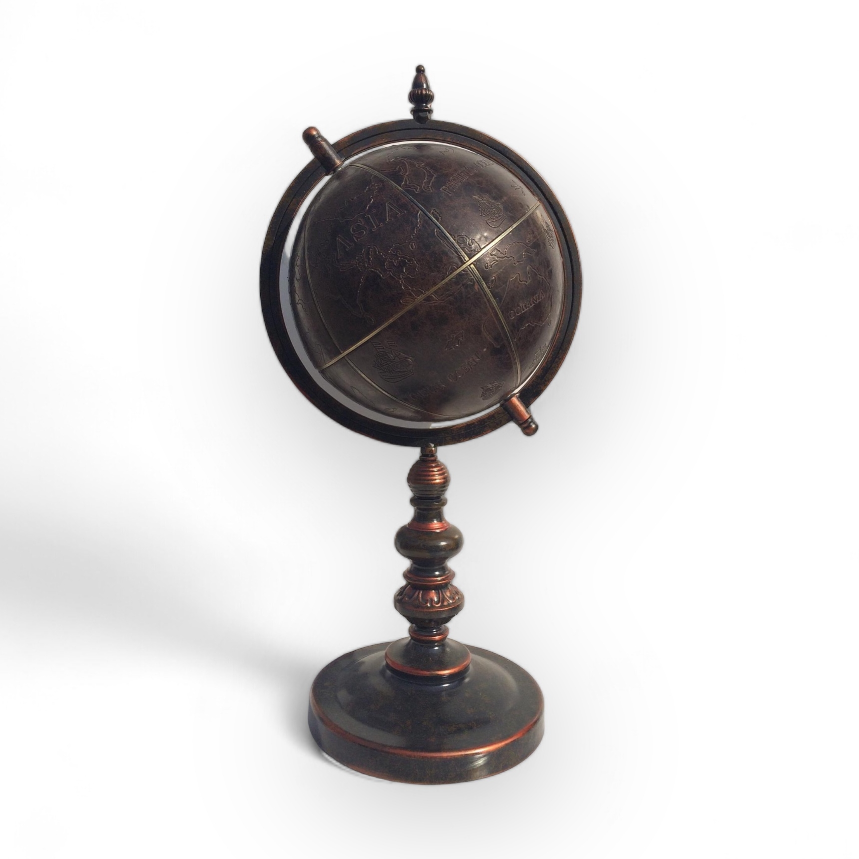 Глобус шкіра/метал GL-023