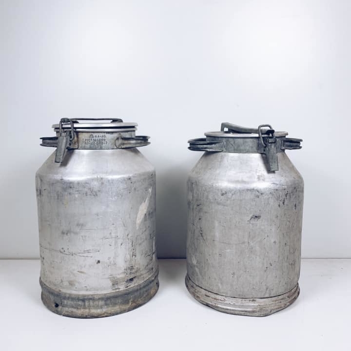 Бідон молочний великий алюміній FK-008