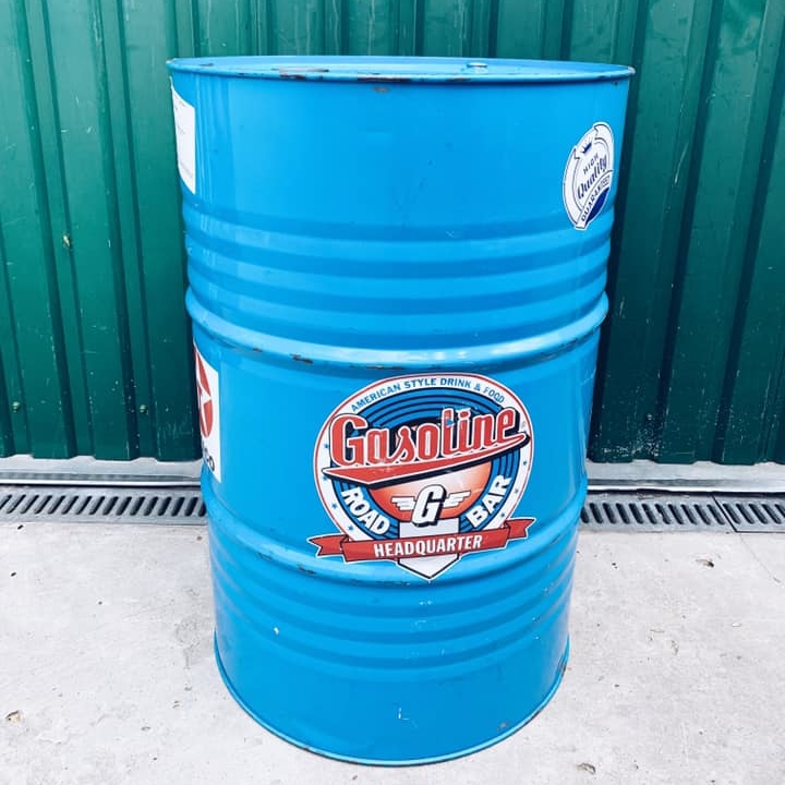 Діжка/бочка металева синя FK-020