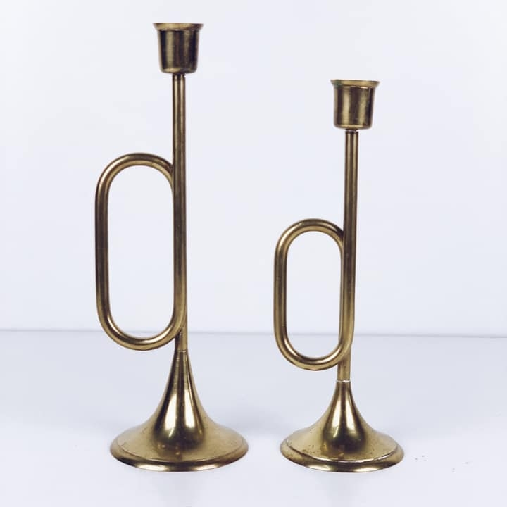 Підсвічник-труба на 1 свічку латунь CA-146