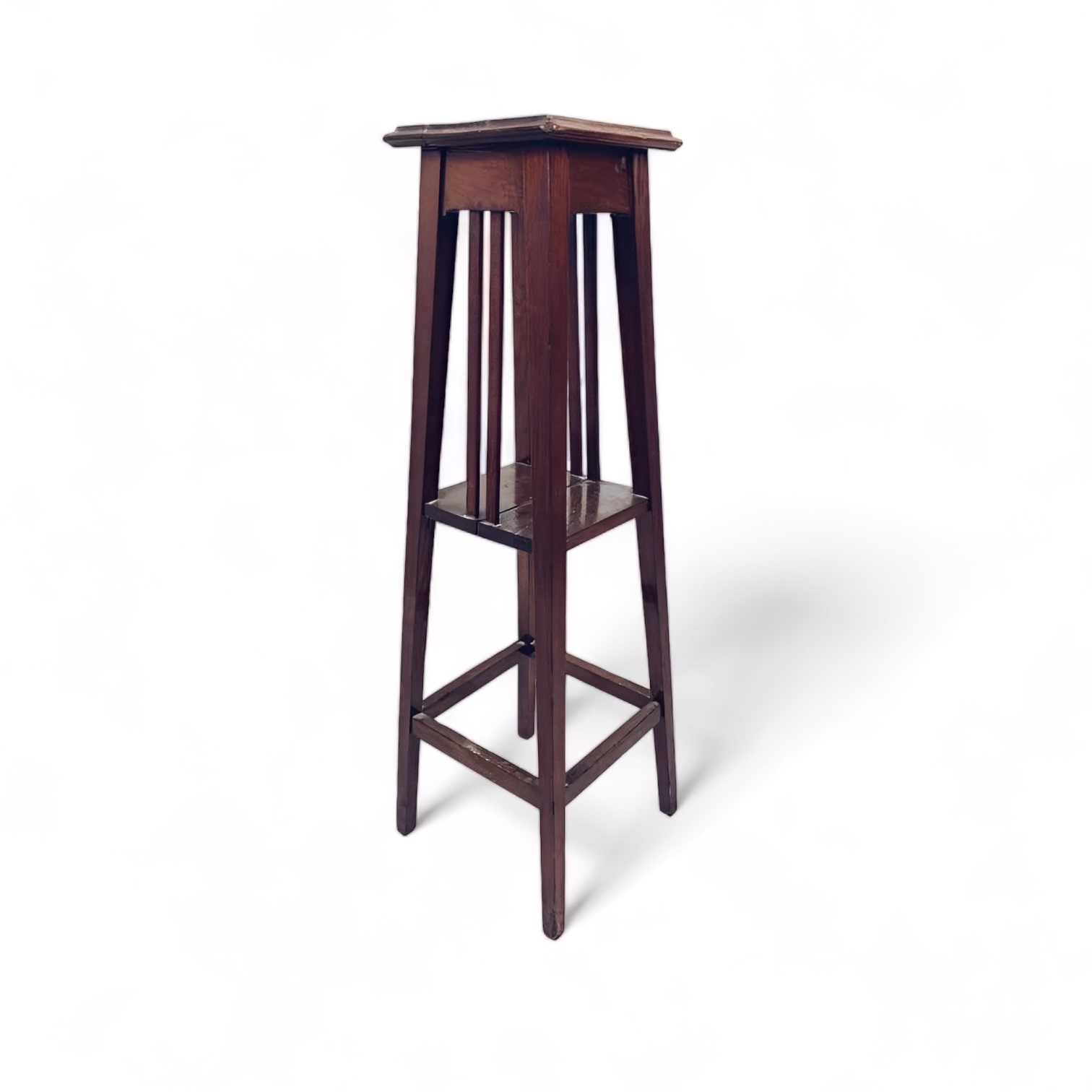 Підставка для квітів вінтаж темне дерево TB-816