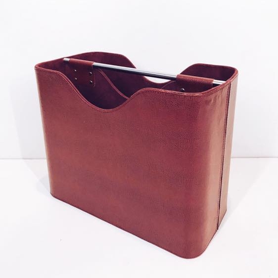 Кошик для журналів/газет бордо SF-008