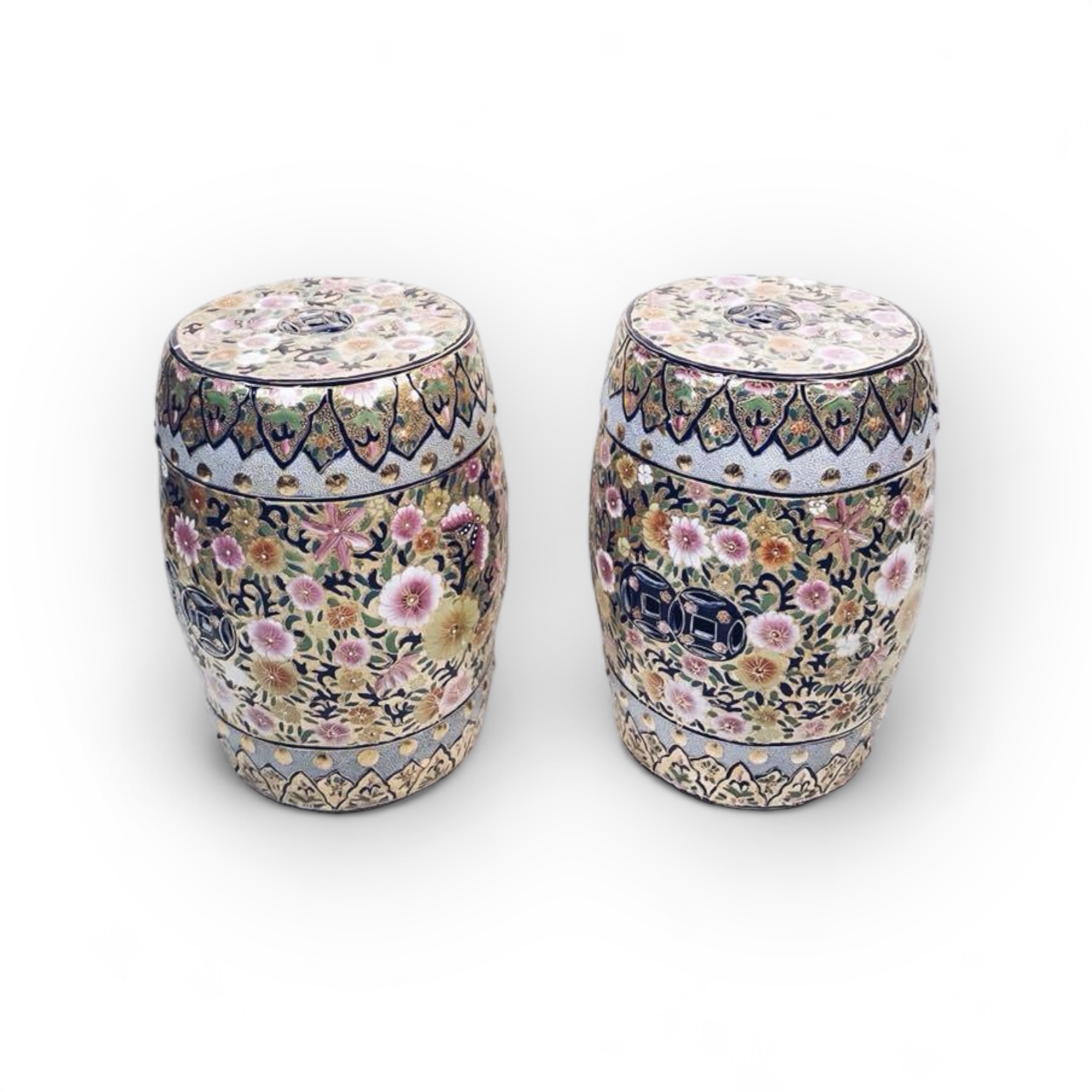 Табурет садовий китайський кераміка/розпис