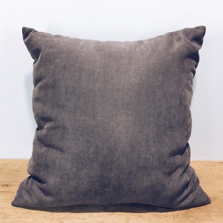 Подушка декоративна темно-сіра PW-072