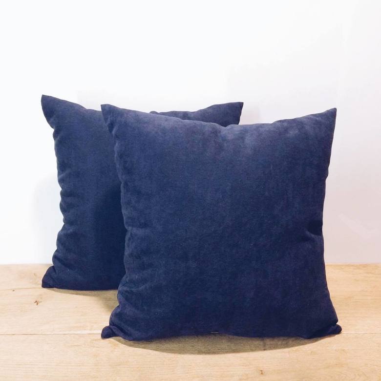 Подушка декоративна велюр фіолет PW-078