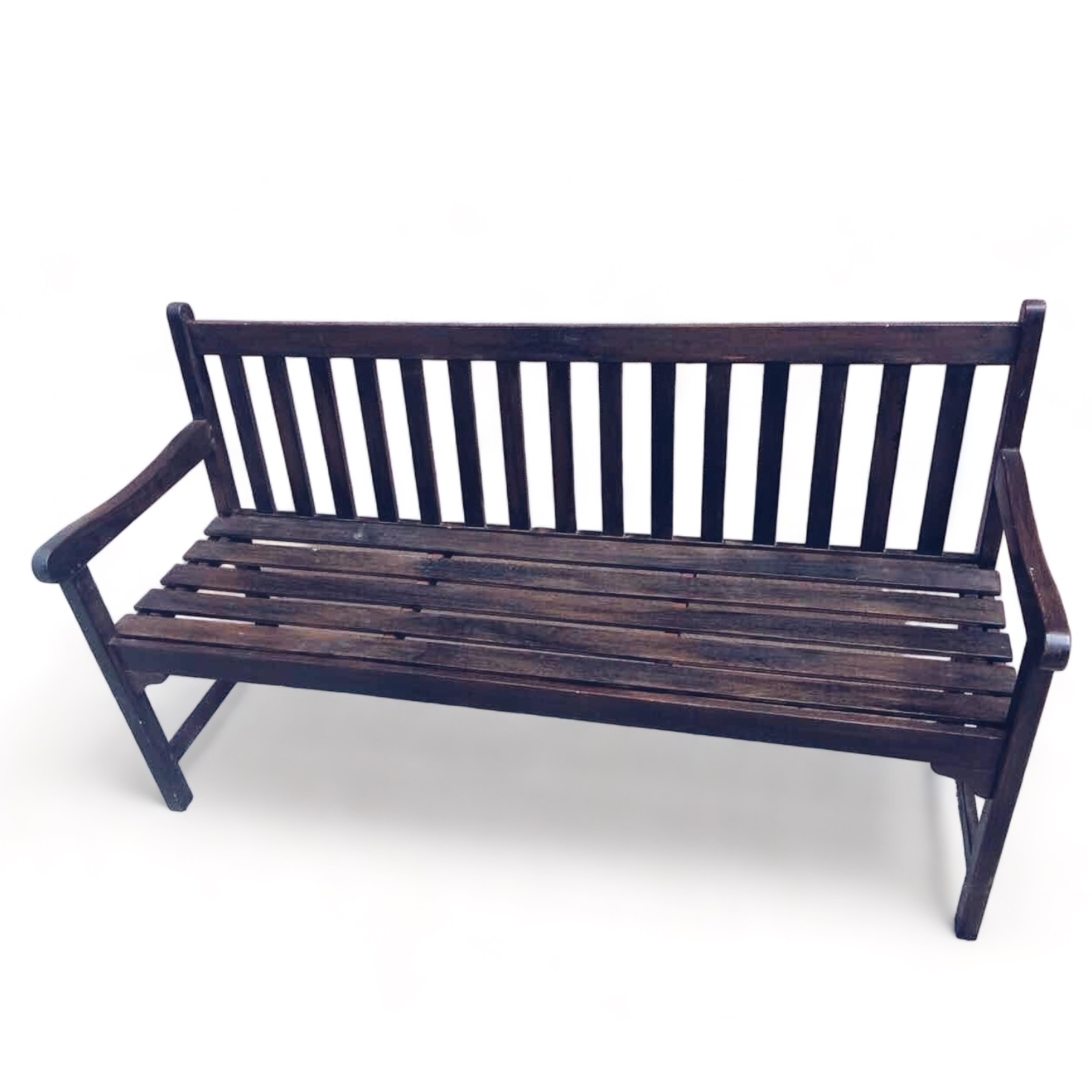 Лавка садова темне дерево GF-001