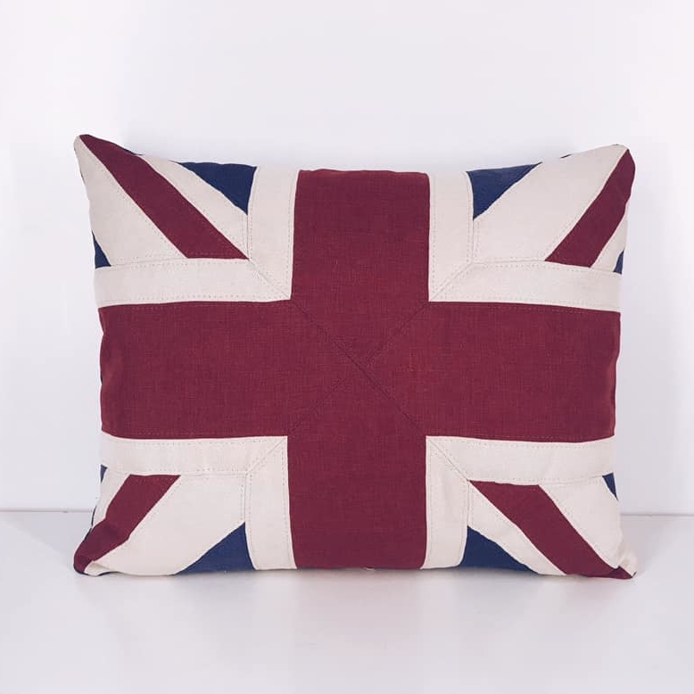 Подушка декоративна прямокутна британський прапор PW-167