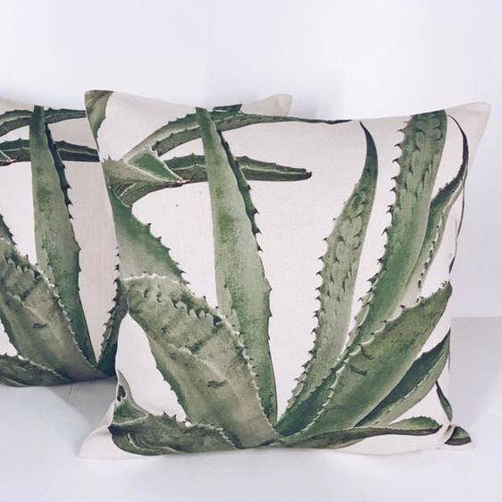 Подушка декоративна принт алое PW-142