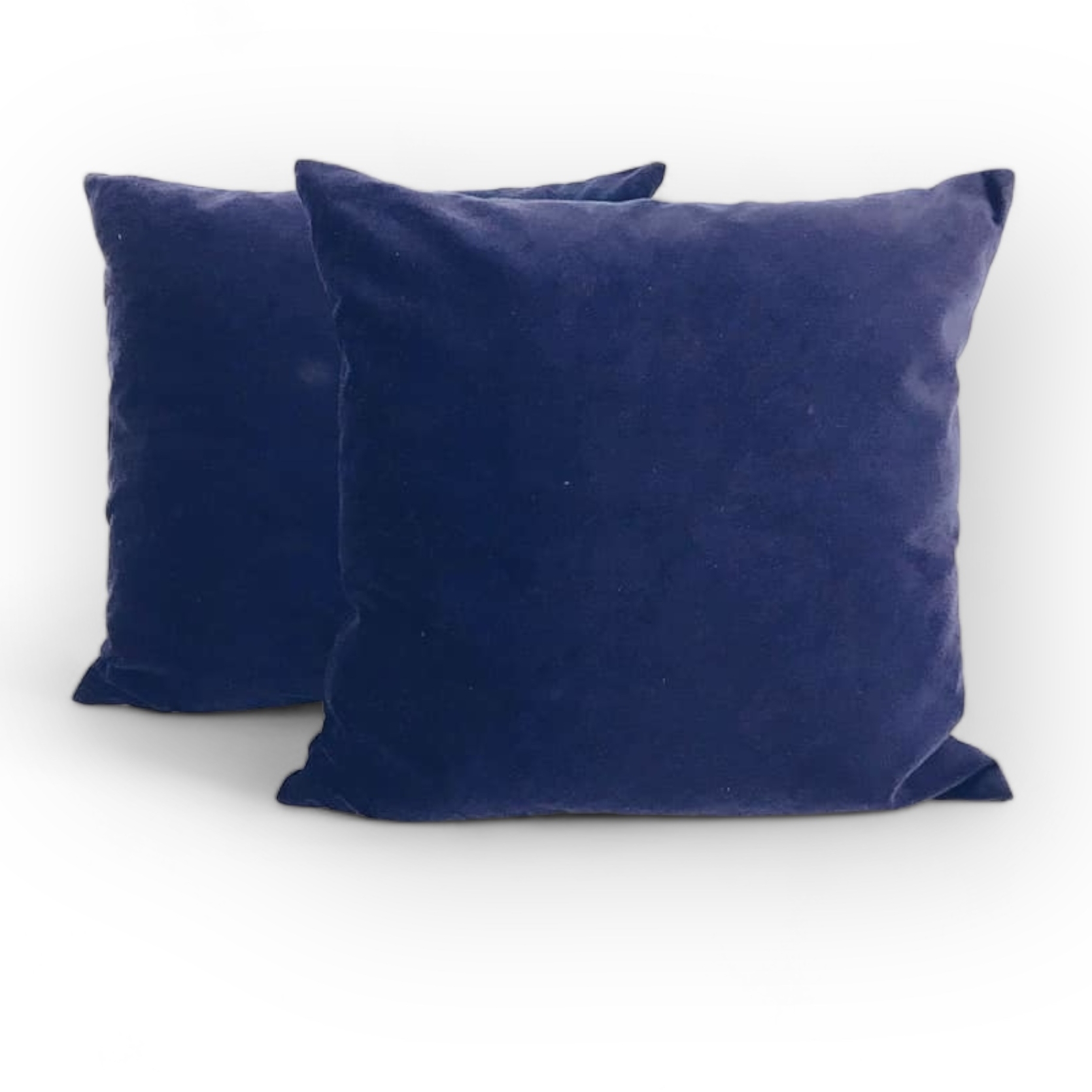 Подушка декоративна велюр чорнильно-синій PW-171