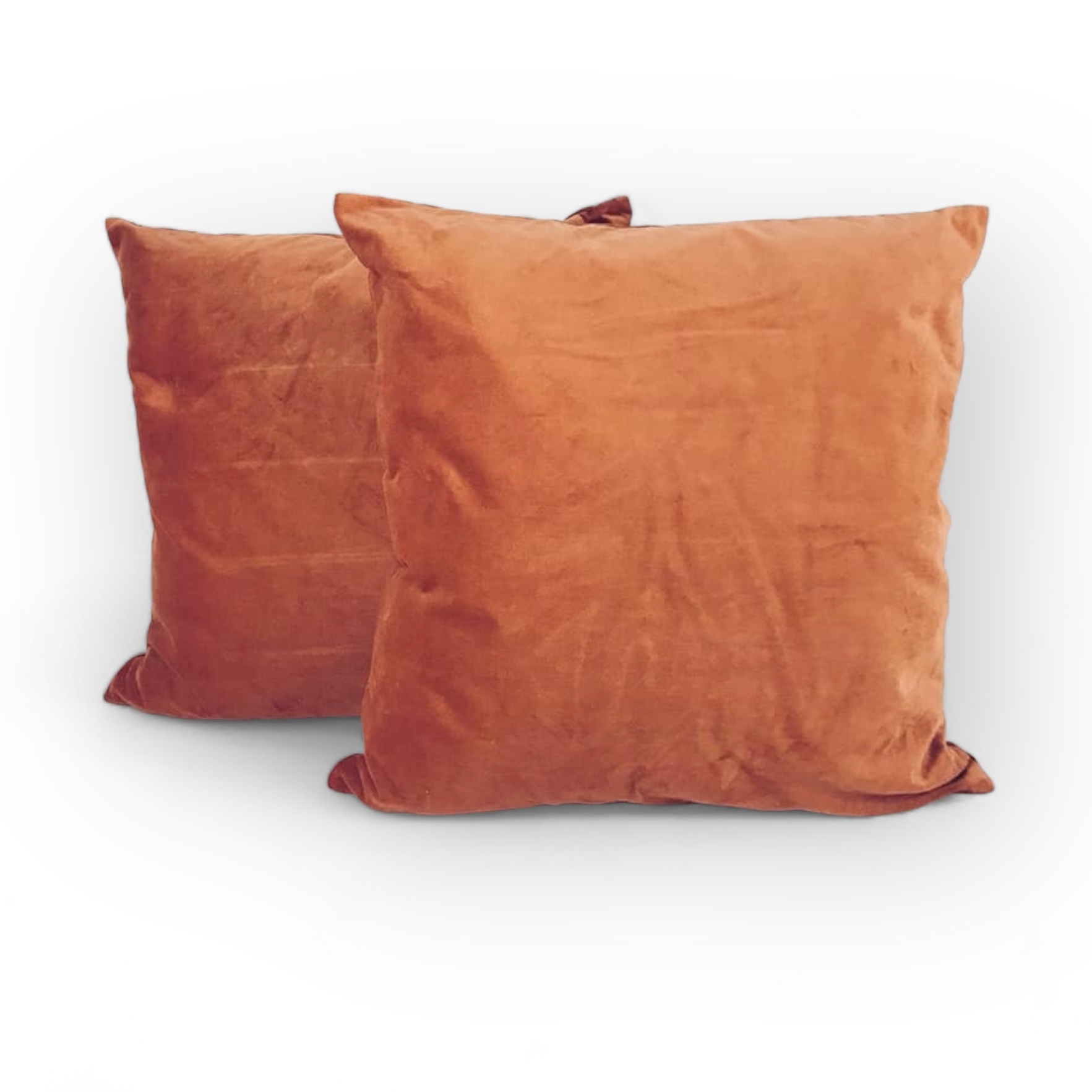 Подушка декоративна велюр моркв'яний PW-193