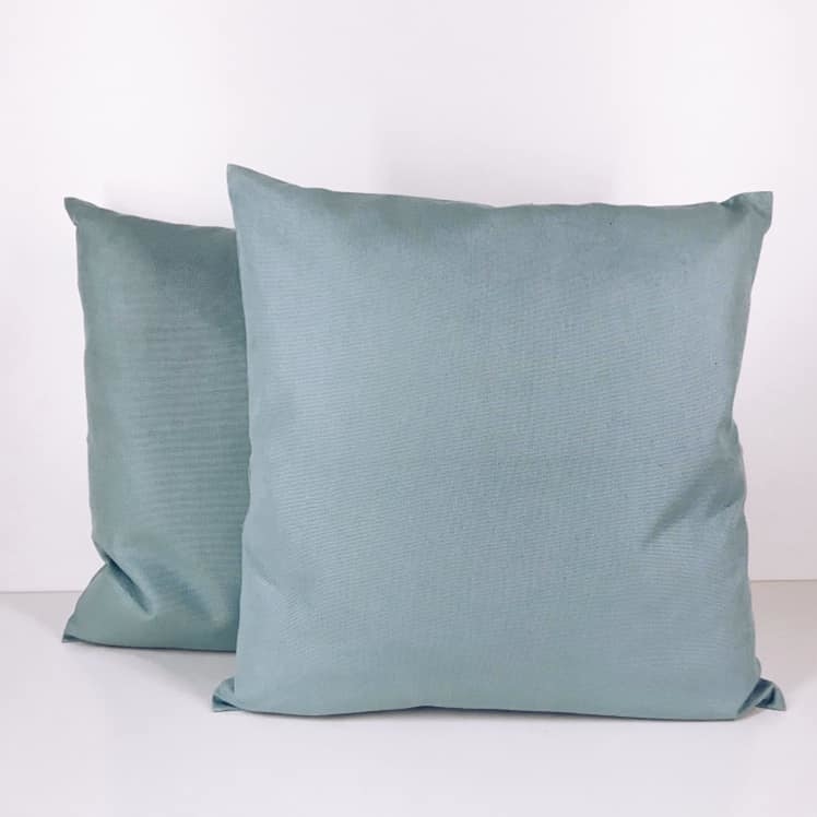 Подушка декоративна дрібна фактура сіро-блакитний PW-236