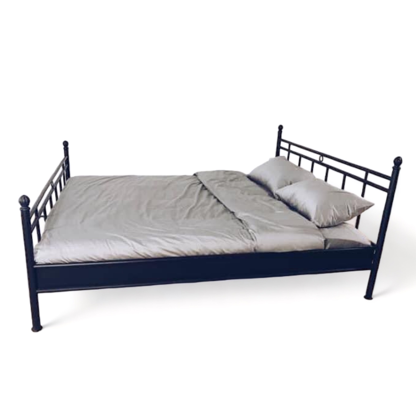 Ліжко 2-спальне 160х200 чорне метал BD-003