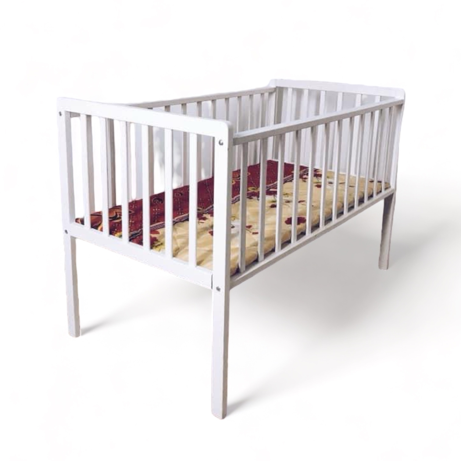 Ліжко дитяче мале біле BD-013