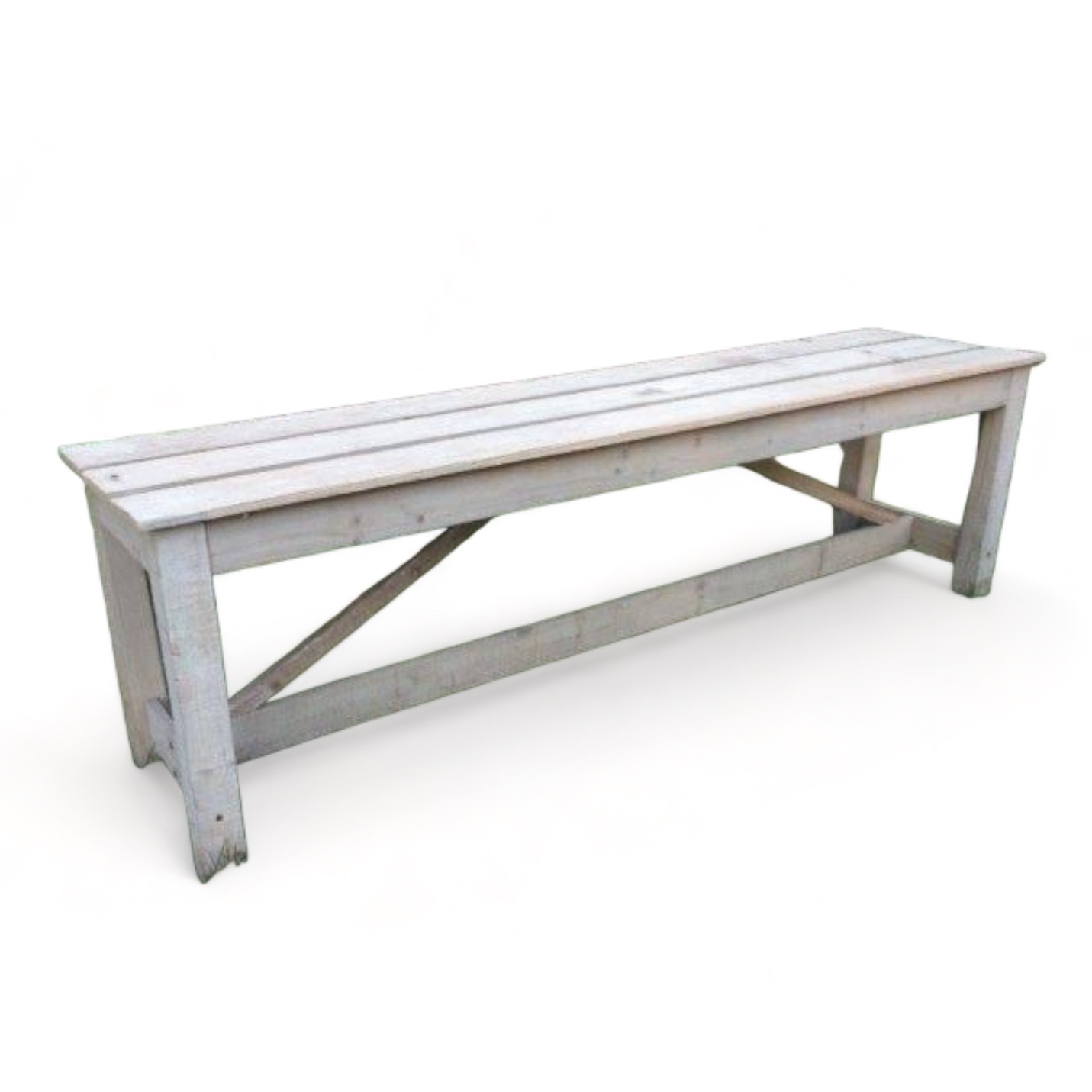Лавка садова необроблене дерево GF-008