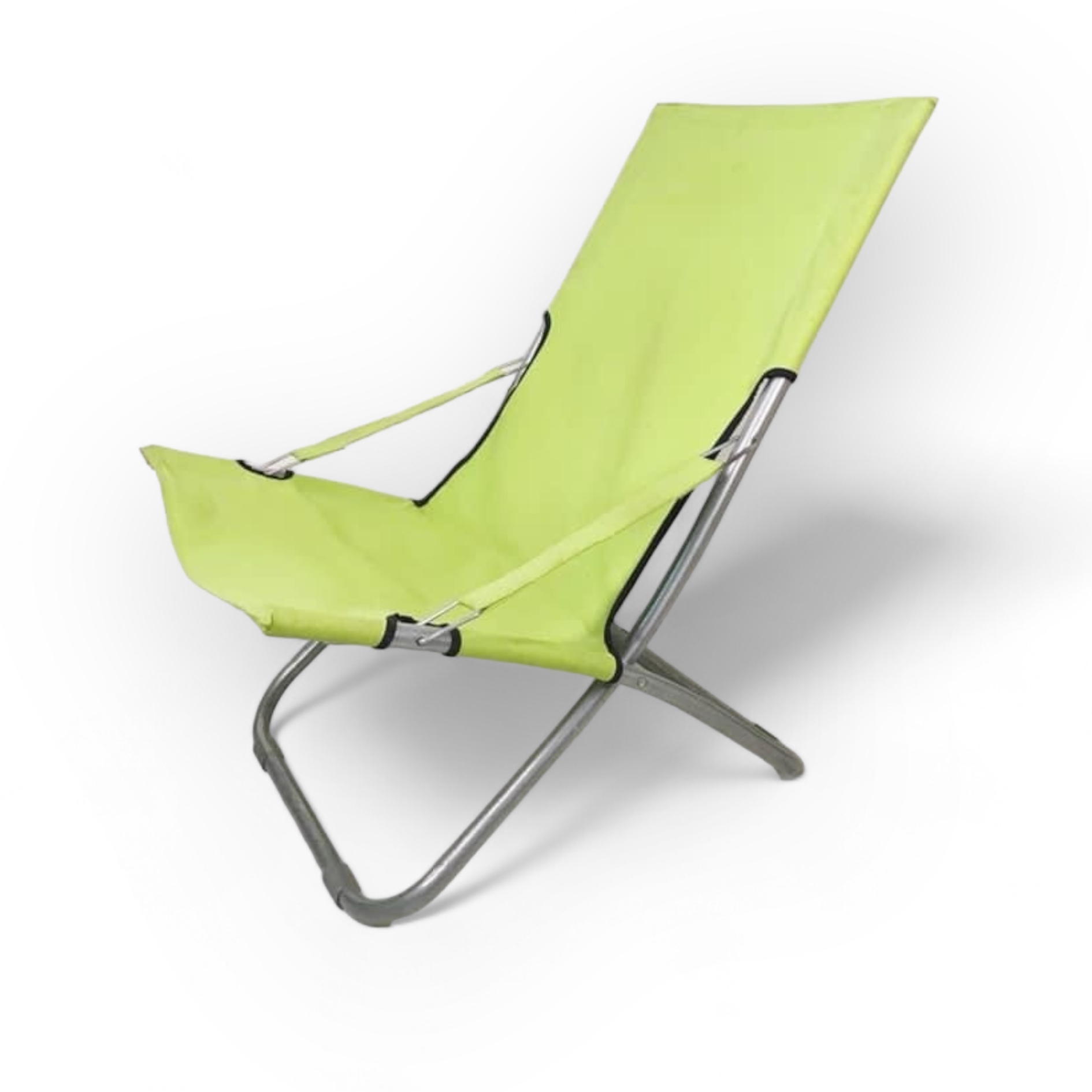 Шезлонг метал/тканина салатовий GF-011