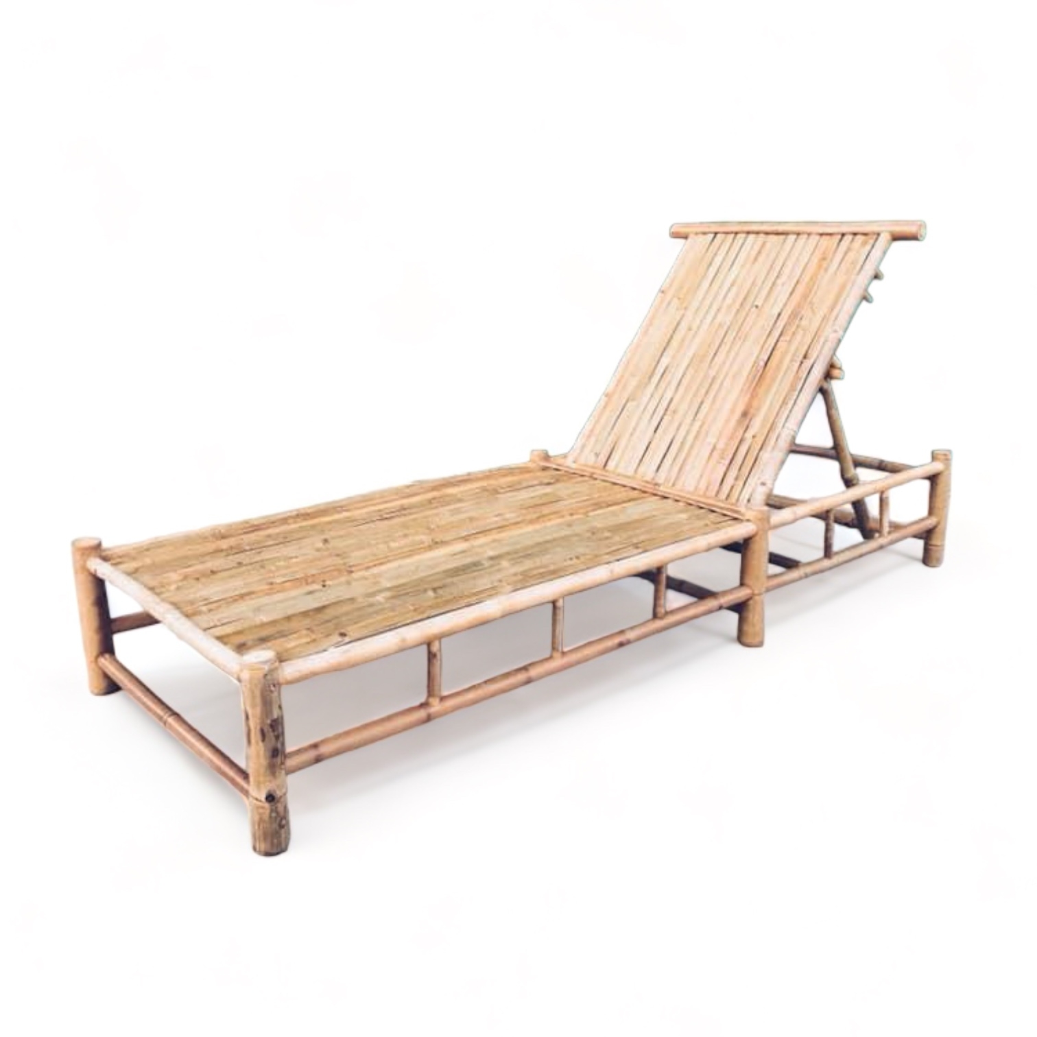 Лежак-шезлонг бамбук GF-019