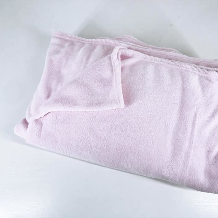 Плед фліс блідо-рожевий WR-052