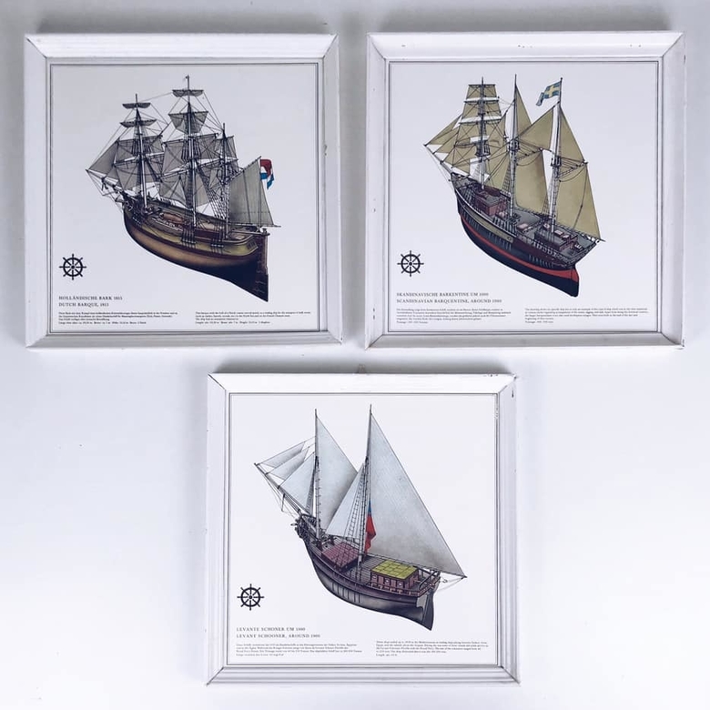 Малюнок Корабель в рамкі AR-406