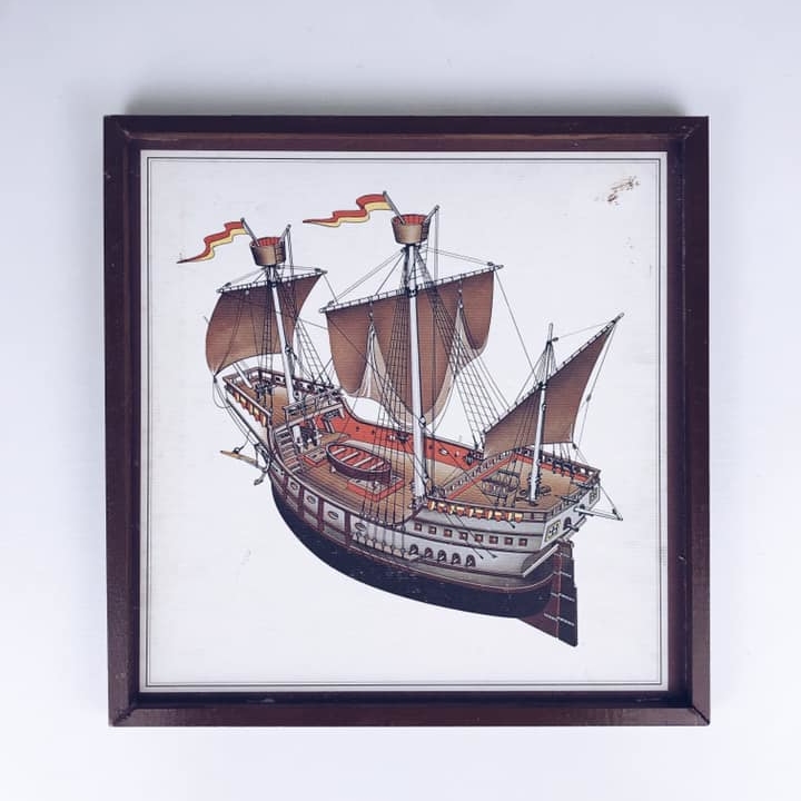 Малюнок Корабель в рамкі AR-402