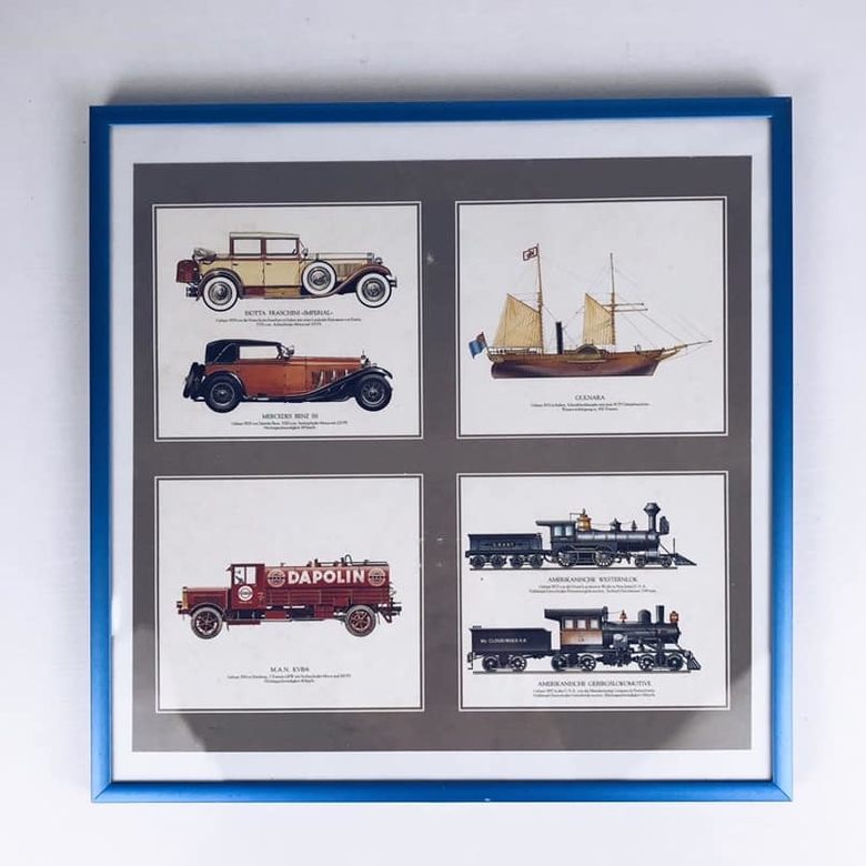 Малюнок Авто/корабель/потяг в рамкі AR-405