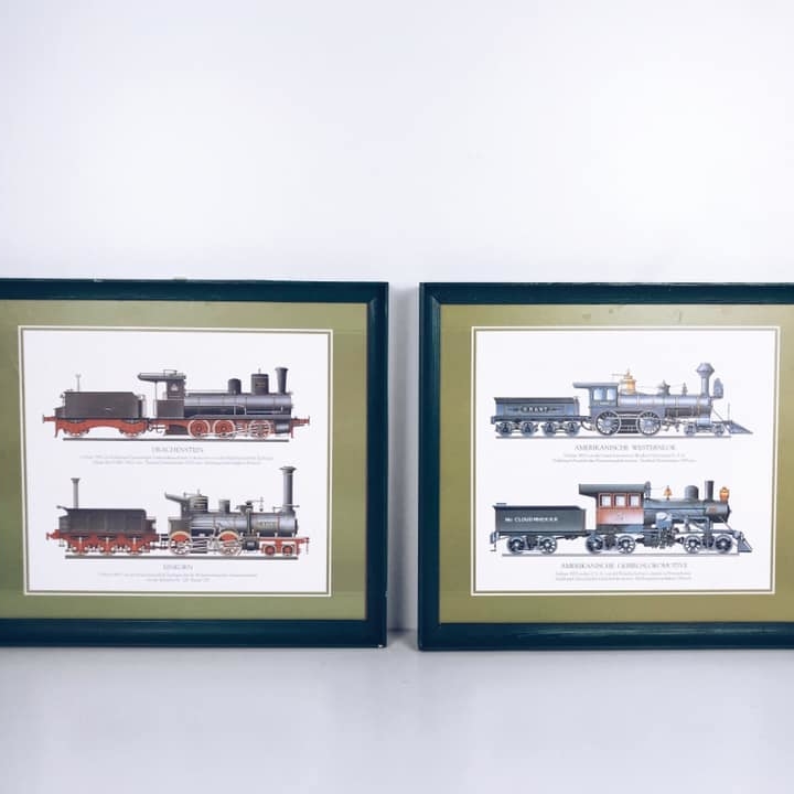 Малюнок Потяги в рамкі AR-403