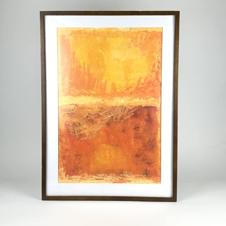 Абстрактний живопис 9 в рамкі з паспарту AR-373