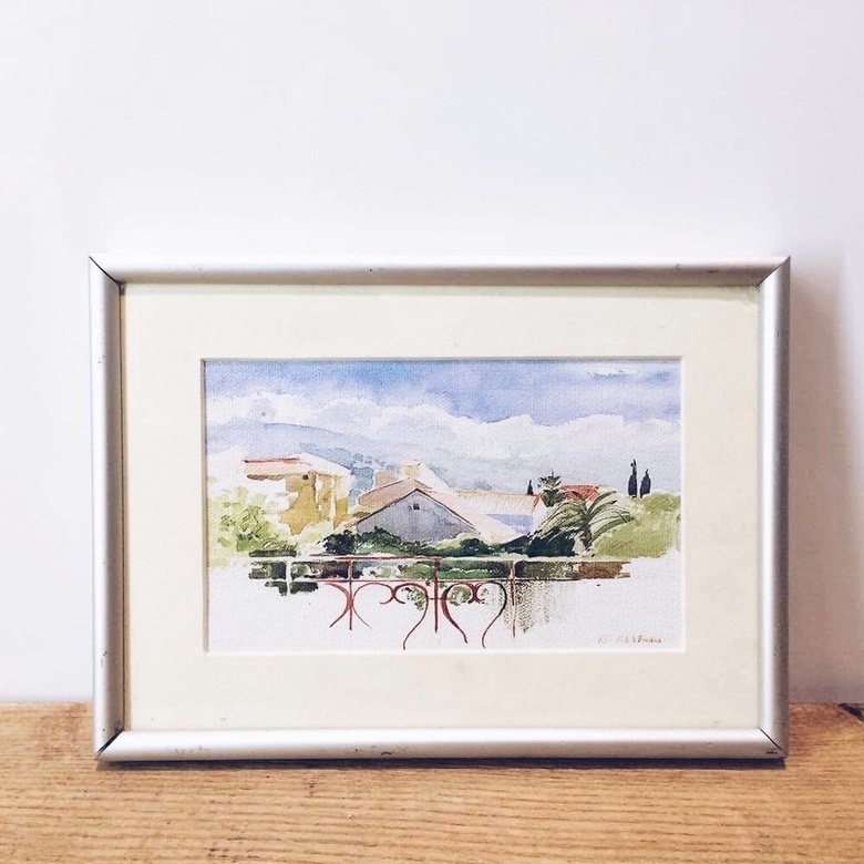 Міський пейзаж в рамкі з паспарту AR-241