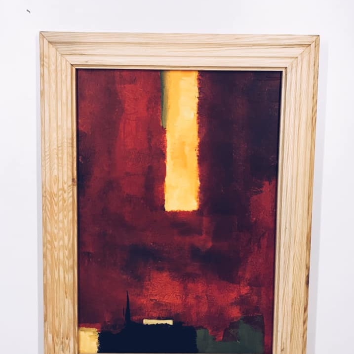 Живопис абстрактний 5 в рамі  AR-361