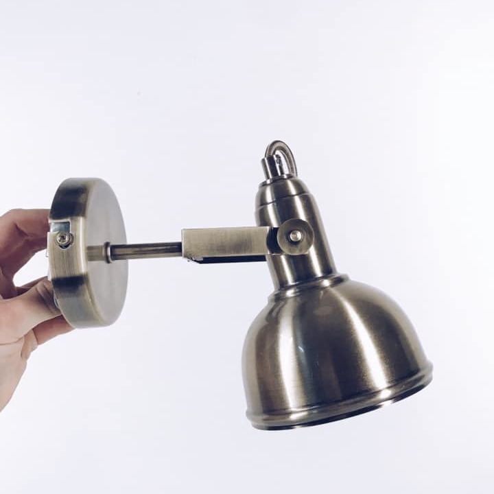 Світильник настінний малий шарнірний в стилі індустріальних ламп метал LW-016