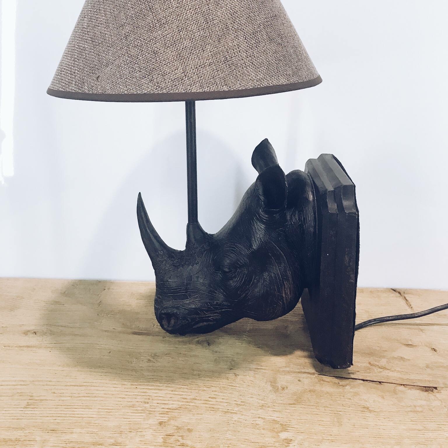 Бра/настінний світильник Носоріг з абажуром LW-021