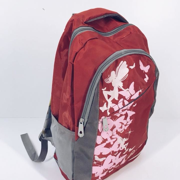 Рюкзак міський бордо/сірий MB-012