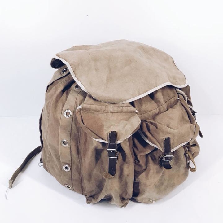 Рюкзак туристичний старий охра MB-023