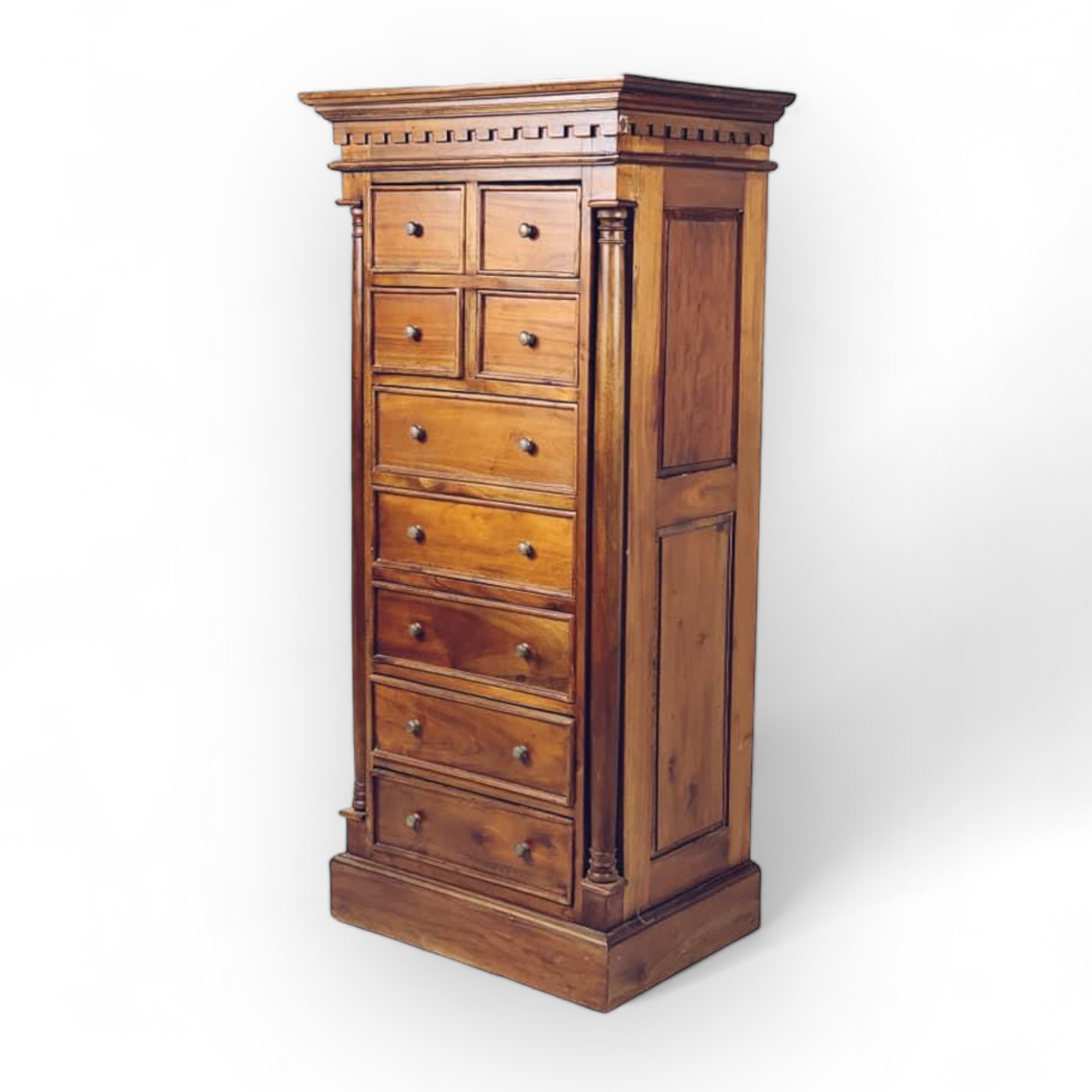 Тумба висока для документів вінтаж дерево CB-047