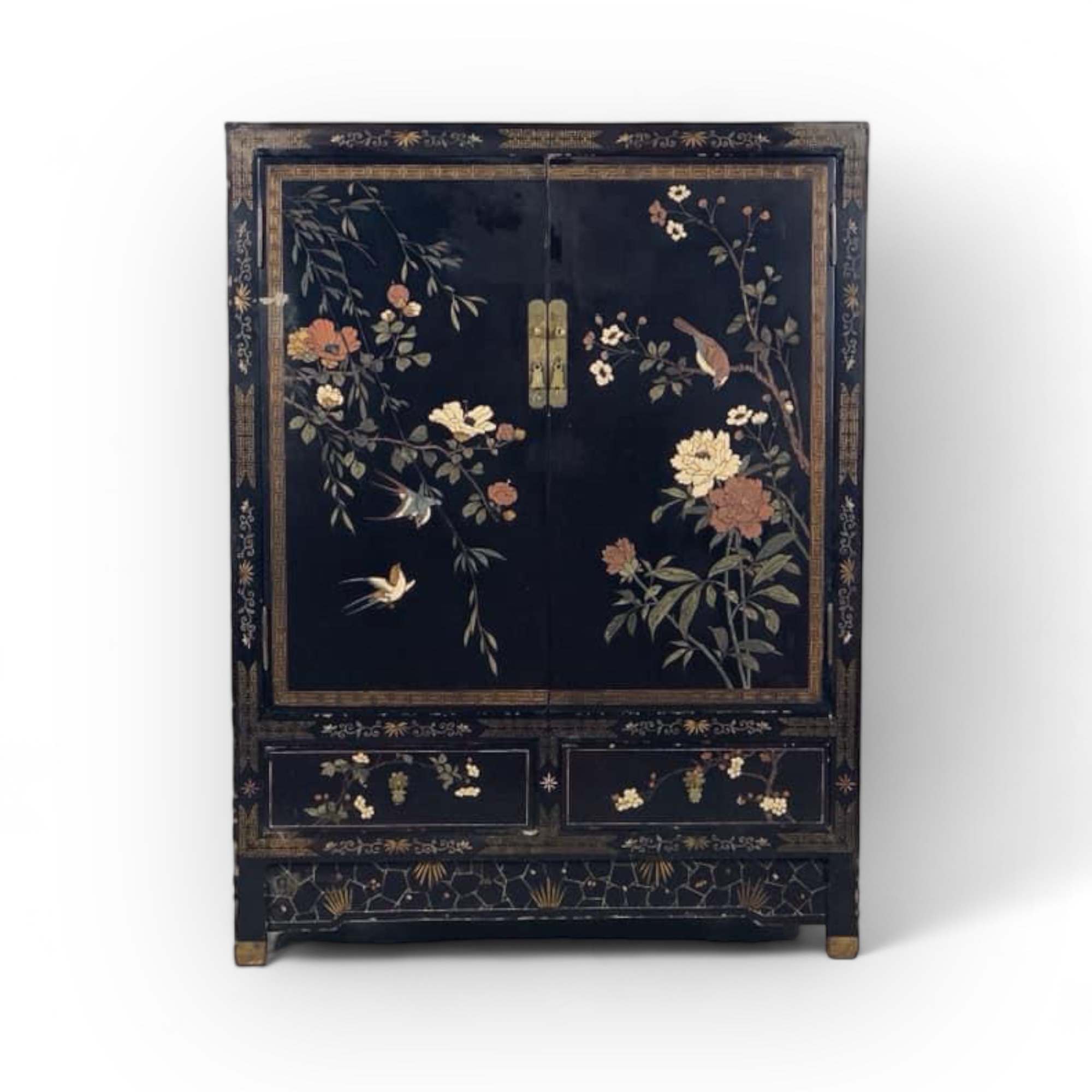 Комод китайський вінтаж з різбленням CB-052