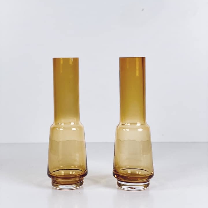 Ваза скло коричневе VA-305