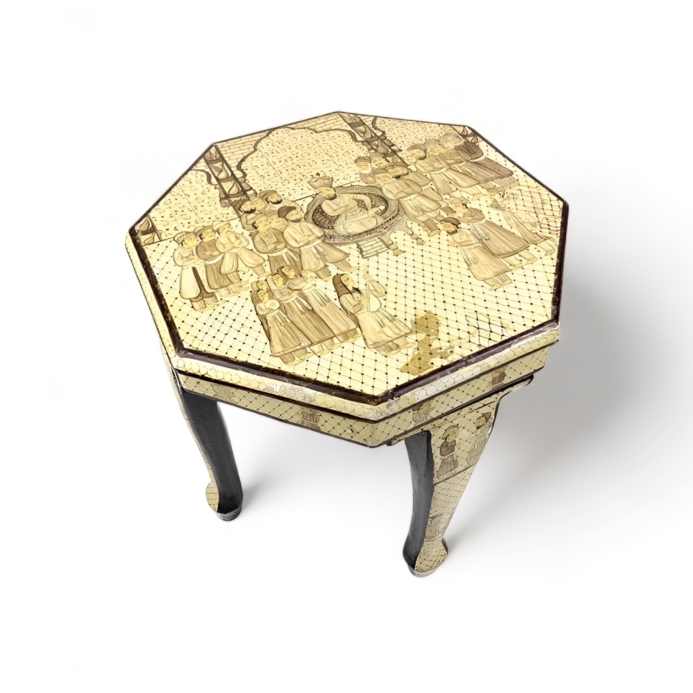 Столик кавовий східний вінтаж малий з інкрустацією TB-574