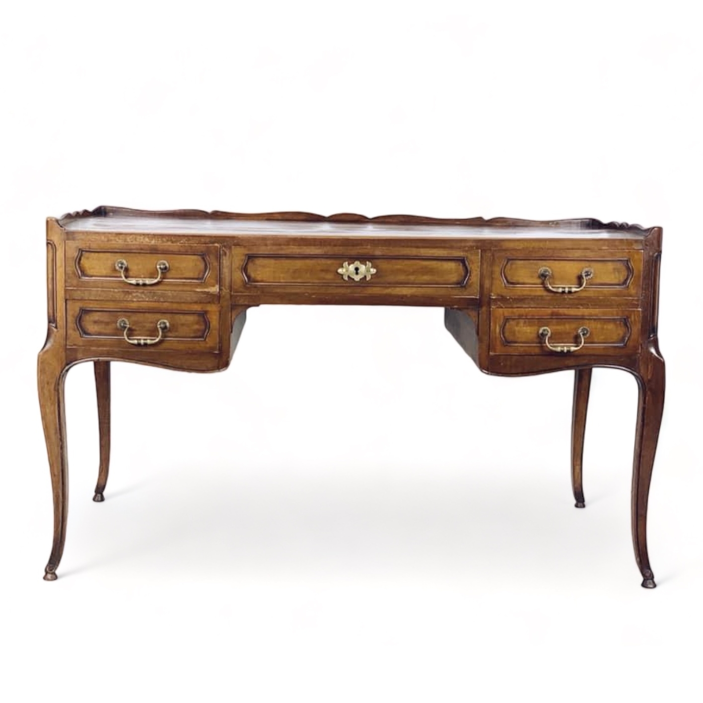 Стіл письмовий на фігурних ніжках вінтаж TB-710