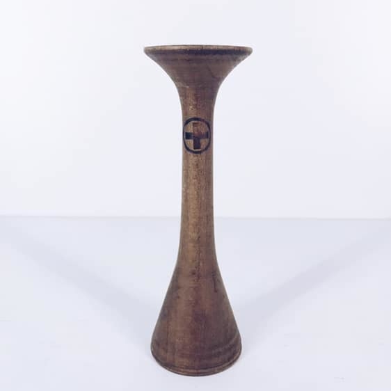 Трубка-слухавка лікарська вінтаж дерево