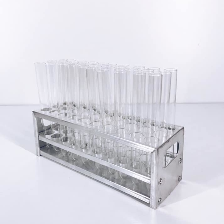 Пробірки лабораторні стандарт у металевому тримачі