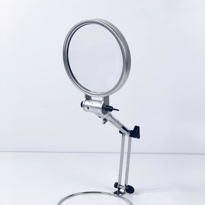 Лупа на підставці шарнірній сільвер