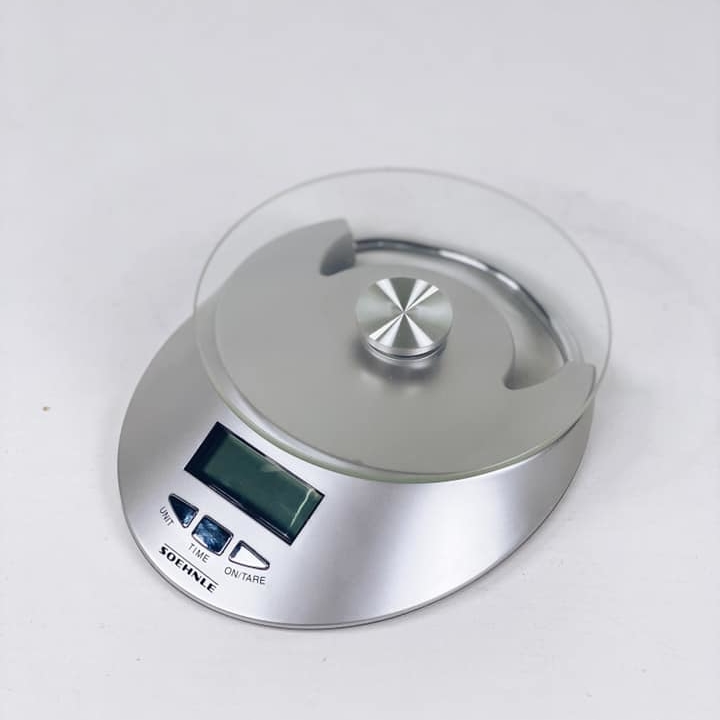 Ваги електронні круглі пластик/скло