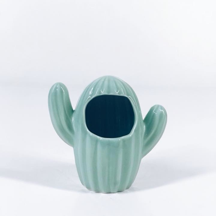 Ваза-кашпо "кактус" малий, кераміка VA-115