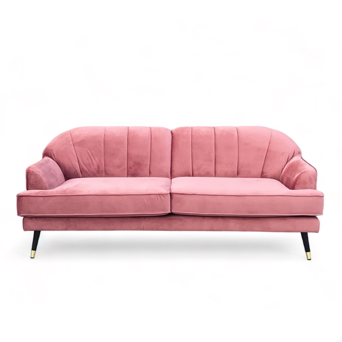 Диван 3-місний рожевий велюр SF3-020