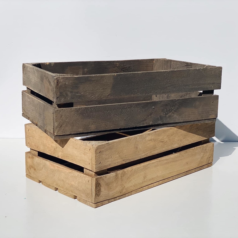 Ящик садовий №9 світлий/темний дерево