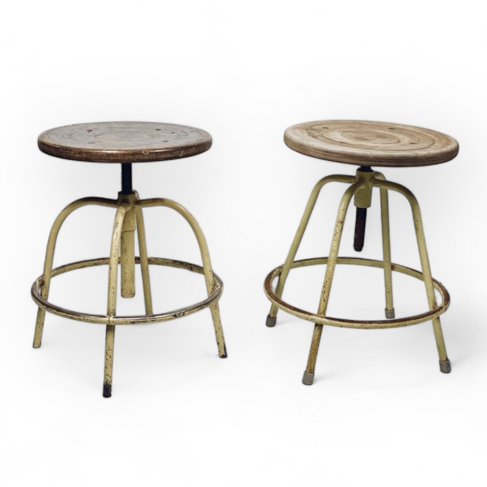 Табурет промисловий обертовий вінтаж ST-101