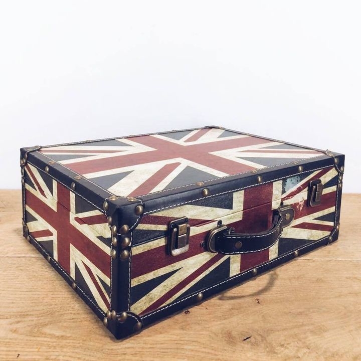 Валіза  у ретро стилі з британським прапором VL-002