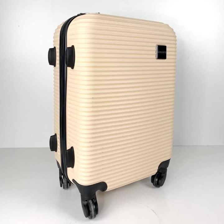 Валіза пластик беж ML-030